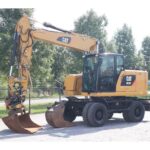Pelle sur pneus Caterpillar M318F 2015 – 17,9T – 12013h – Occasion